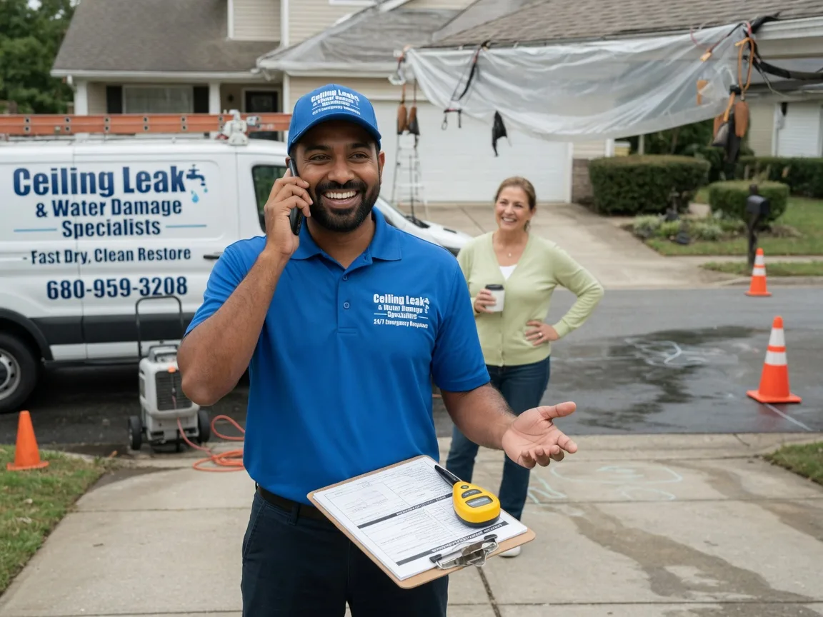 Ceiling Leak Cleanup Mohall, ND FAQs